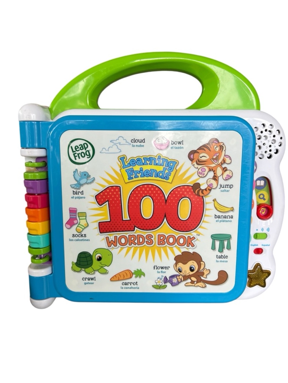 Leapfrog Learning Friends 100‎ Words Book - English/Spanish